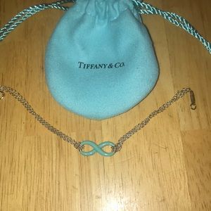 Tiffany blue infinity bracelet